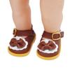 Gifts Girl's Wears Toys Doll Accessories 14 Inches Doll Casual Shoes Doll Shoes Bow Leather