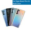 Back Battery Cover For Oppo Reno5 Pro 5G Back Cover PDSM00 PDST00 CPH2201 Rear Housing Door Glass With Lens