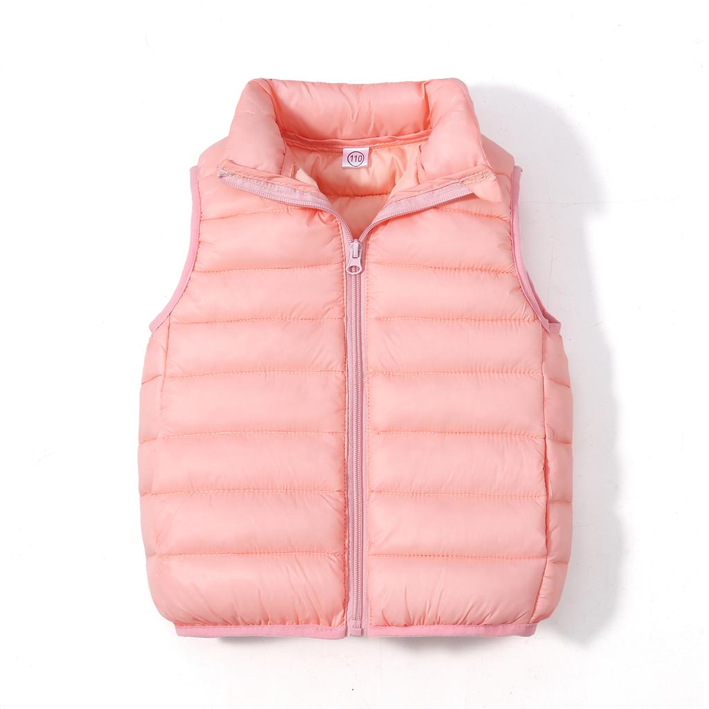 Childrens Winter Clothing Vest Spring and Autumn Outwear Boys and Girls Warm Vest