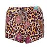 Women's Vintage Print Palma Leopard Shorts HOLLY AND JOEY