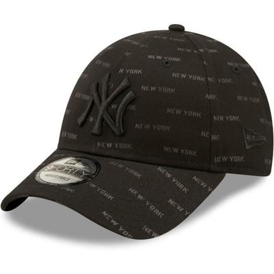 Кепка 9FORTY - NEW ERA - New York Yankees - Монограмма Черный - Регулируемая - 100% Хлопок
