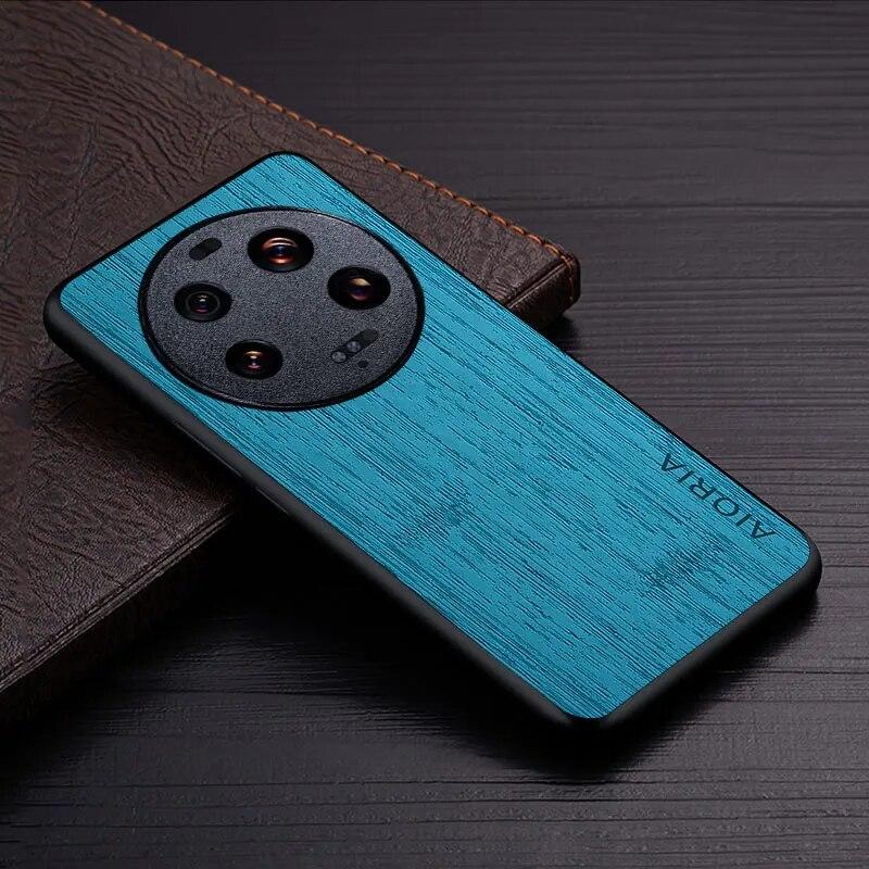 Чехол для Xiaomi 13 Ultra 5G, кожаный чехол с узором из бамбукового дерева, роскошный чехол для Xiaomi 13 Ultra, чехол-капа
