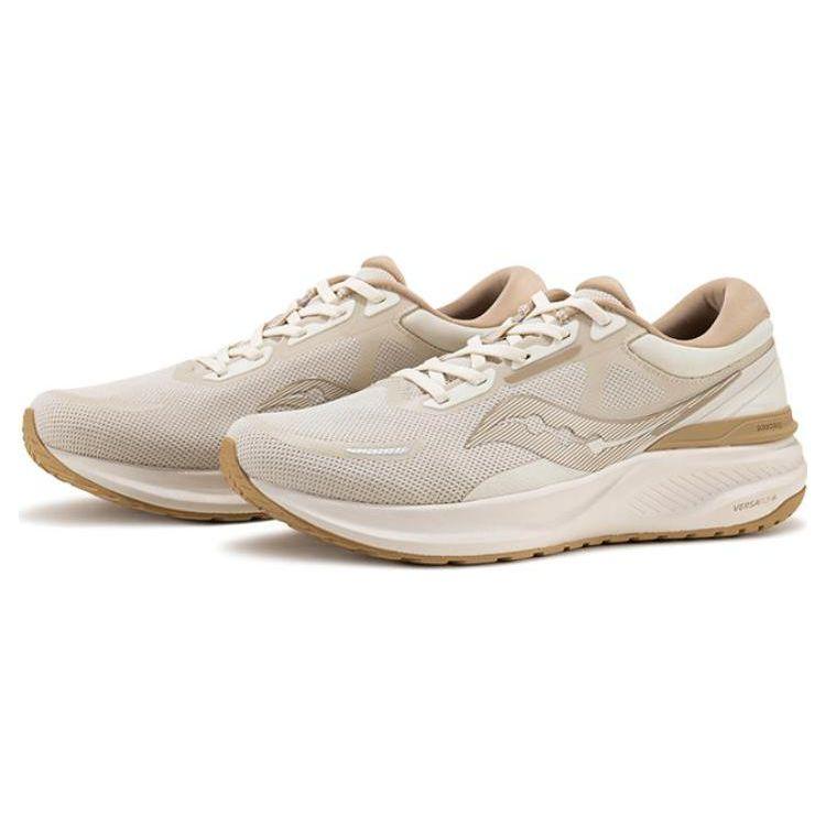 SAUCONY Пуховые Удобные Амортизирующие Нескользящие Износостойкие Легкие Низкие Тренировочные Кроссовки для Бега Унисекс Кроссовки для Бега Коричневые Белые S28194-2