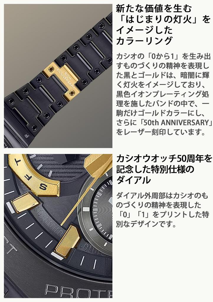 Часы ЧАСЫ 50TH ANNIVERSARY Модель Полностью металлический хронограф с Bluetooth Tough Solar Black [Casio] G-Shock []CASIO GMC-B2100ZE-1AJR Мужские