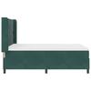 Boxspring Bed with Headboard Dark Green 160 x 200 cm Velvet