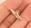 Peridot Gemstone Ring, 925 Silver Ring, Women Ring, Birthstone Jewelry, Stacking Ring, Mom Gift