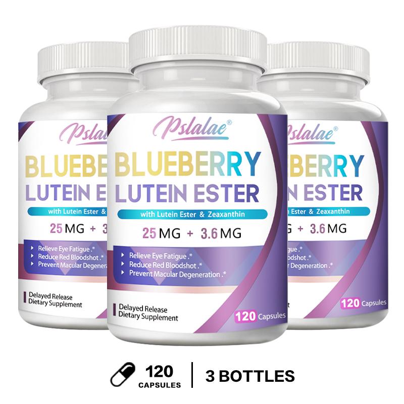 Pslalae - Blueberry Lutein Ester Capsules - Eye Health