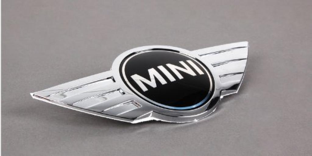 Genuine BMW MINI Part Import from Rear Emblem for All Models Part 51147026186 (Direct Germany) R50/R52/R53/R56/R57/F55/F56/F57 (Excluding R55,