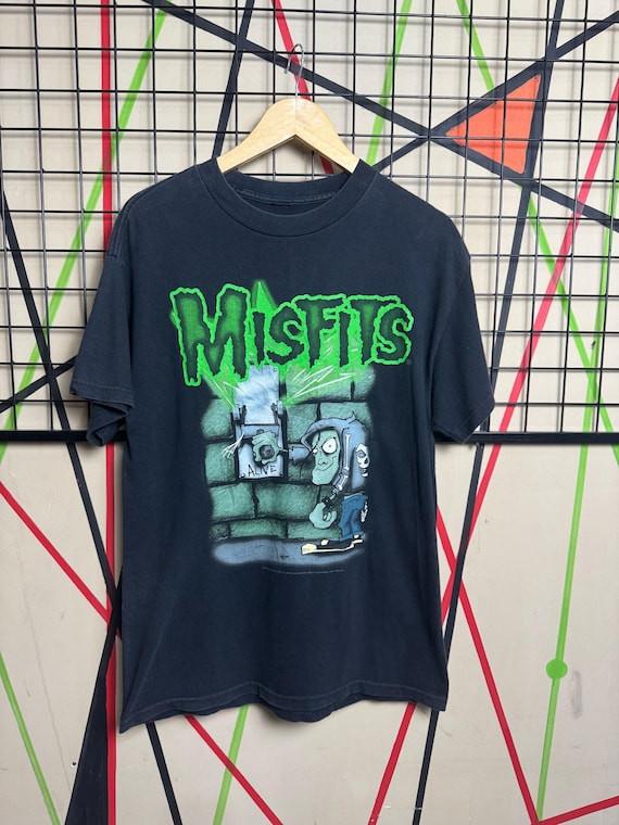 Vintage 90s Misfits Crimson Ghost Band TShirt Black Size S5XL PA7206
