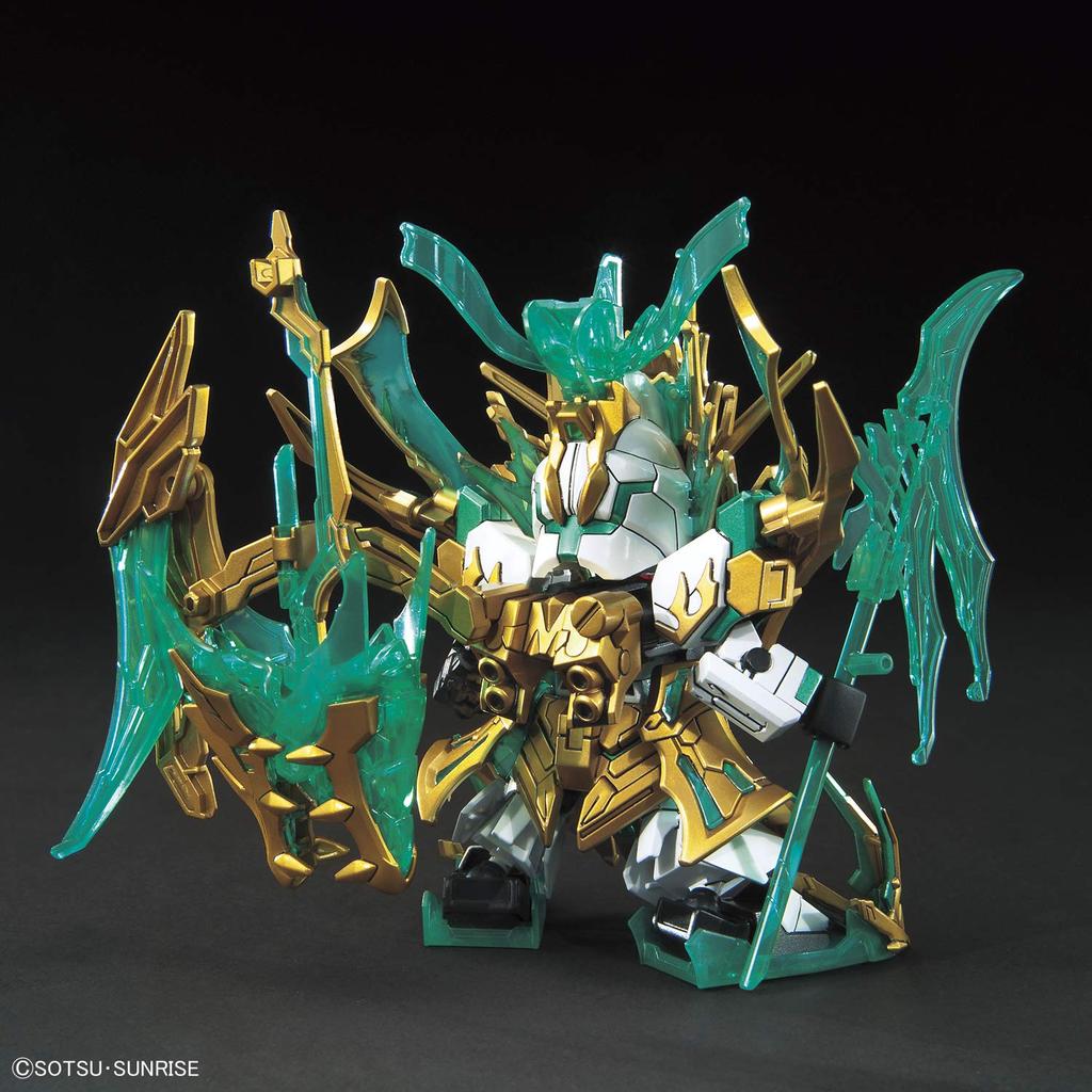 SD Gundam Sangoku Soketsuden: Warrior Guan Yu Unchou Nu Gundam, Color-Coded Plastic Model BAS5058933
