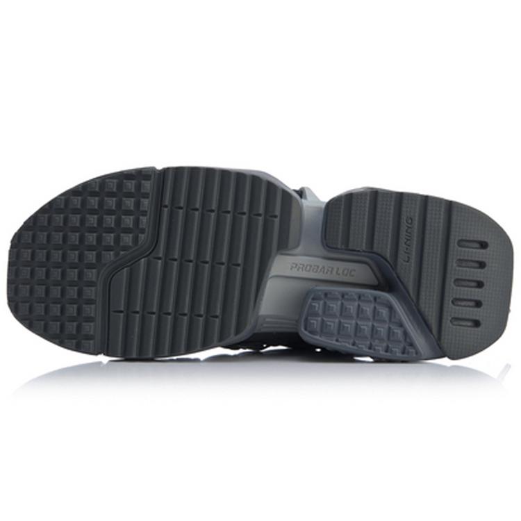 Li Ning Pan Gu Trek износостойкие дышащие низкие спортивные повседневные кроссовки мужские Снежно-серые AGLP075-6