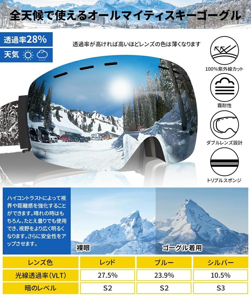 RURU Лыжи Снег Сноуборд Улучшенные OTG Бейсбольное поле УФ УФ Очки Легкие и Ударопрочные Унисекс для Подходят для и Других Видов Спорта на Открытом Воздухе Очки,