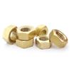 1-100 шт. цельные латунные шестигранные гайки для болтов и винтов M1.4-M24