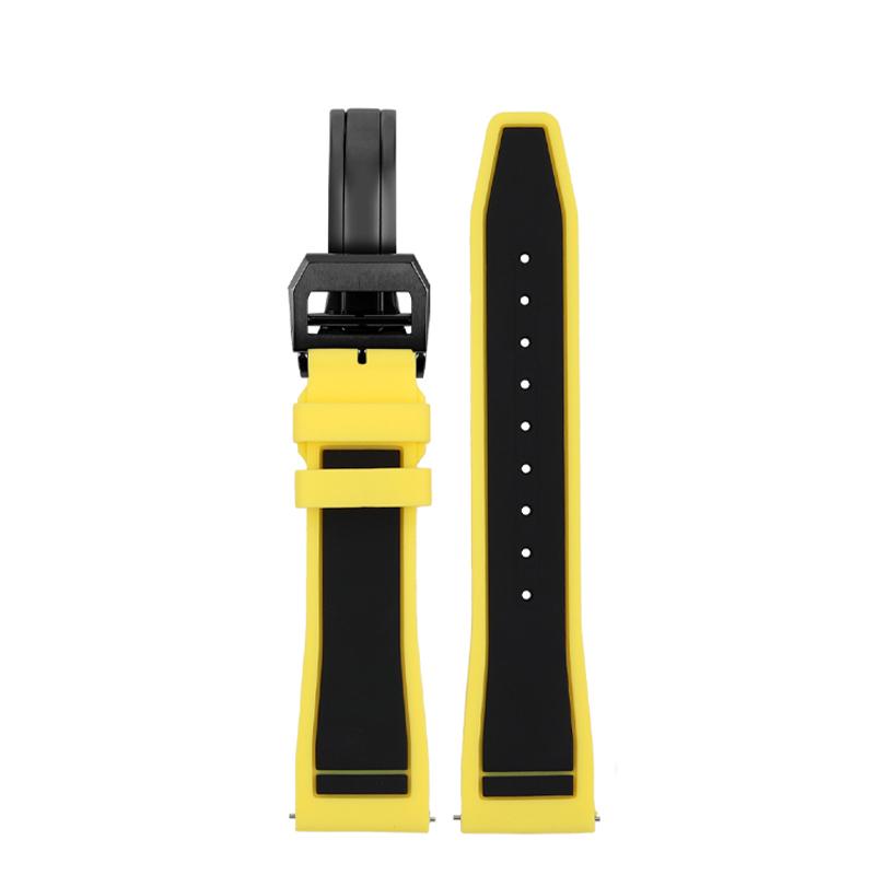 21mm 22mm Color Matching Silicone Strap for IWC pilot Porto Fino Portuguese Little Prince Mark XVIII Waterproof Silicone Strap
