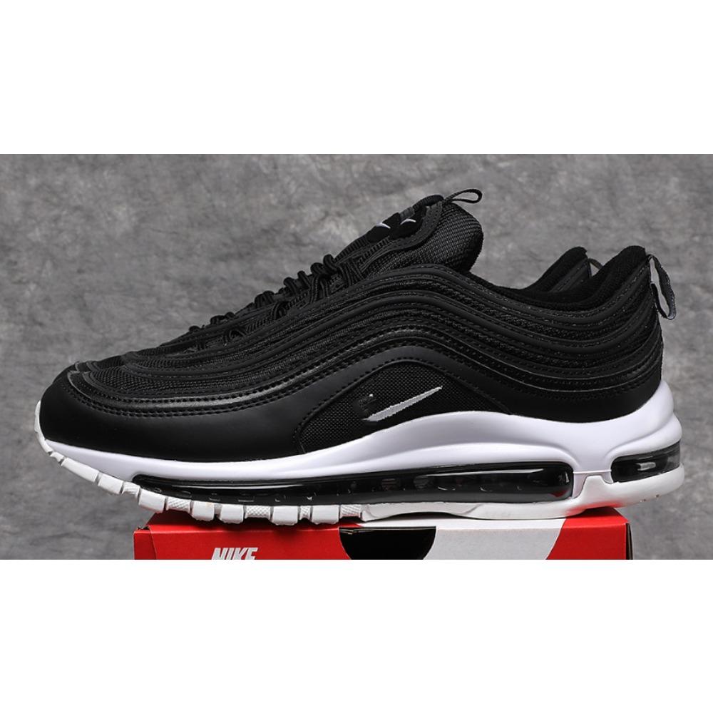 Bullet Men's Shoes Reflective Retro Running Shoes Full Palm Air Cushion Shoes Women's White and Black Trend Casual Sports Shoes