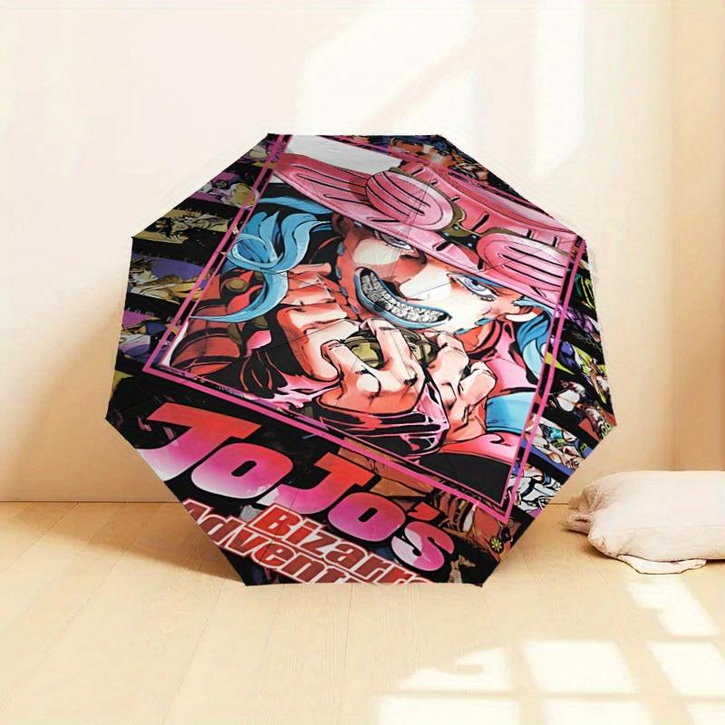 1pc JoJo's Bizarre Adventure Print Umbrella Multi-functional Umbrella Umbrella for Men & Women, Valentine's Day Anniversary Gift0818239