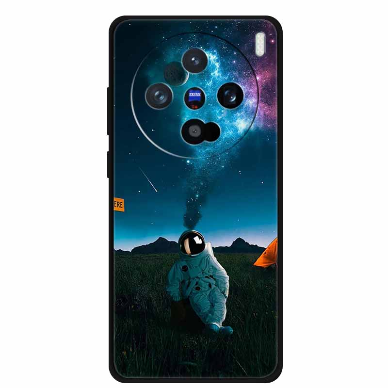 Cartoon Patterns Phone Case For Vivo X100 Ultra pro 5G Soft TPU Silicone Shield Back Cover Funda X 100 Fashion Luxury Bumper