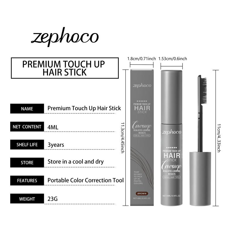 Long Lasting Brown Hair Styling Cream Natural Coverage Waterproof Sweatproof for Outdoor Activities