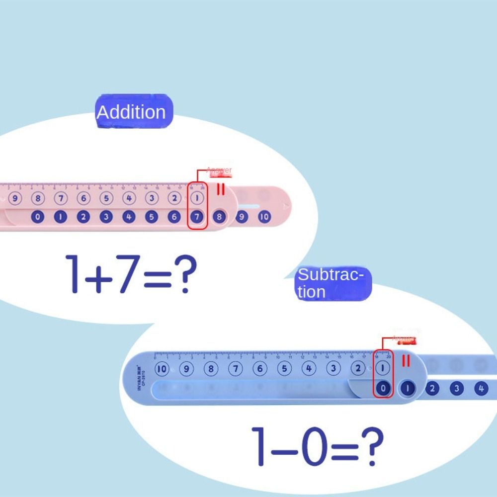 Канцелярские принадлежности Линейка для разложения чисел Раннее образование Линейка для учеников Прямая линейка для учеников