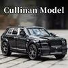 1/36 Rolls Royce Cullinan Simulation Toy Car Model Alloy Diecast with Sound and Light Pull Back Toy Vehicle Models for Boy Gifts