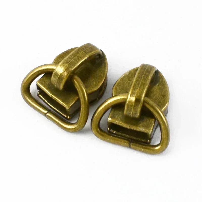 10/20/30 шт. Meetee 5# Слайдер для нейлоновых молний D-кольцо Пулер для молнии Одежда Сумка Головки для молний Набор для ремонта DIY Швейные аксессуары