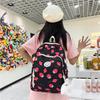 Мультяшный рюкзак с принтом клубники Новый Милый Маленький Свежий Девичье Сердце Ученик Средней Школы Студент Колледжа Школьный Рюкзак