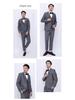 Men's Slim Fit Business Casual Suit Jacket - Solid Color for Work or Interviews