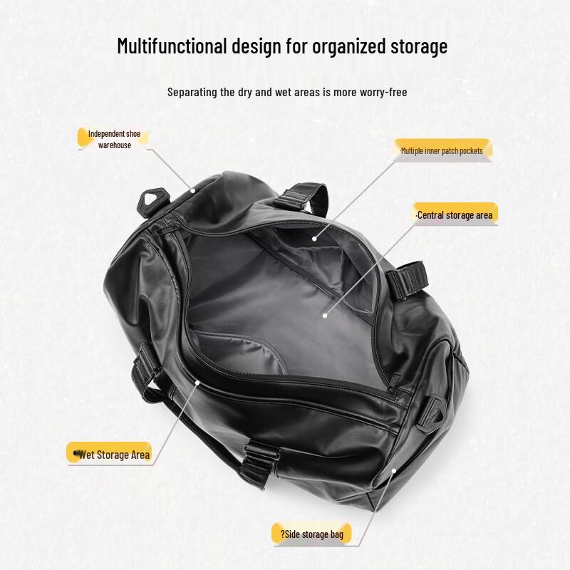 Dickies Large Capacity Wet/Dry Gym & Travel Duffel Bag