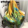 180*90cm Classic Summer Beach Prints Silk Scarves Female Shawl Women Foulard Cover-ups Wrap Bandanna Muffler Chiffon Hijab Lady