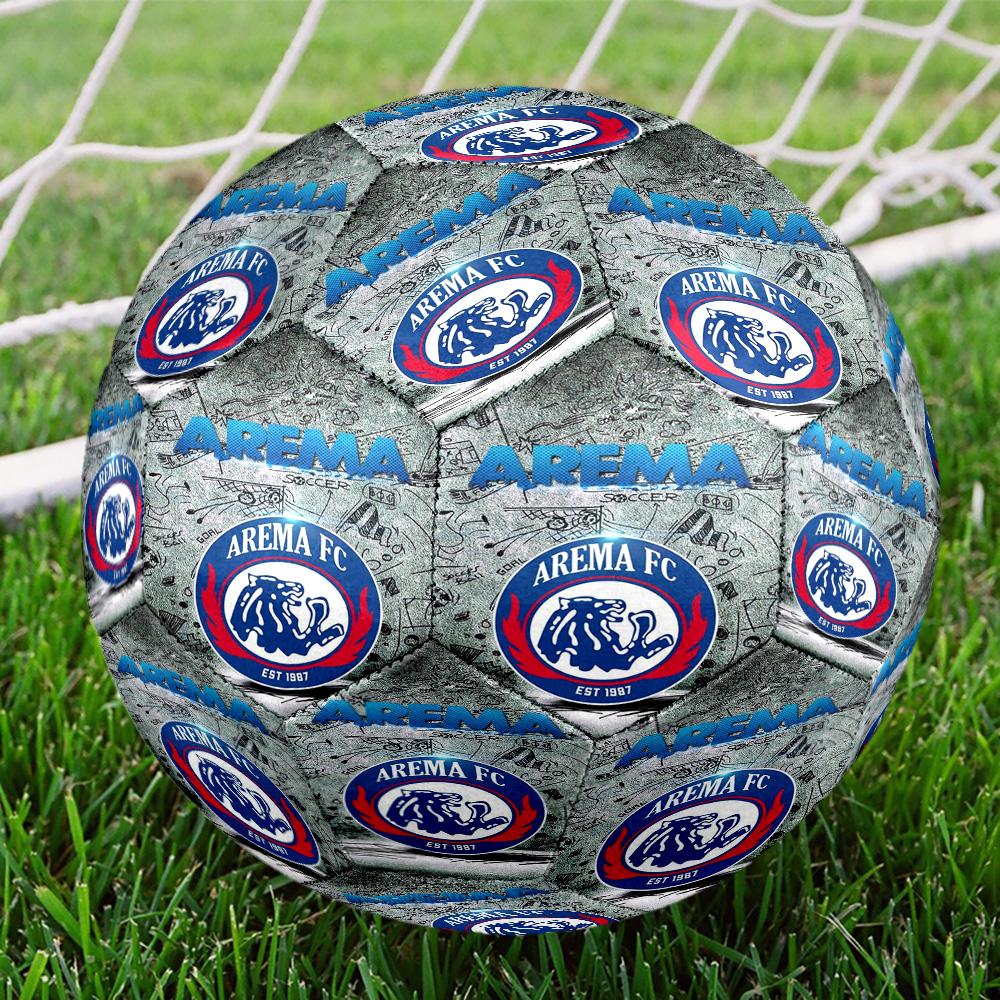 Arema Football club Printed Size 5 Soccer Balls, High-Quality, Anti-Slip, Protective Football, A Unique Gift , Birthdays, Christmas Gifts