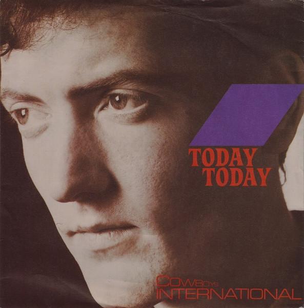 7-дюймовая пластинка COWBOYS INTERNATIONAL - Today Today VS326 Virgin 1980 UK Рок Б/У