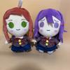 New Cute Doki Doki Literature Club DDLC Plush Set 4pcs Sayori Yuri Natsuki Monika Soft Stuffed Doll Anime Plushie for Fans Birthday Gift Home Decor