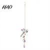 Creative Gifts for Home Lovers Butterfly & Dragonfly Crystal Suncatcher, Colorful Rainbow Maker Prism Hanging Boho Style Room Decorations Ornament,