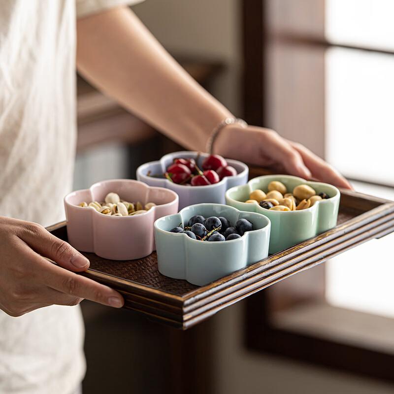 RuHan Chinese Ceramic Divided Serving Platter