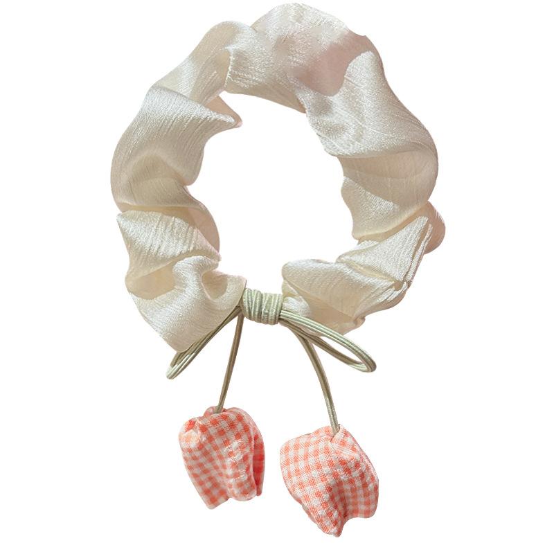 Такой же, как у интернет-знаменитости, цветочный ободок-тюльпан, женская летняя резинка для волос, веревка для волос, резинка для хвоста