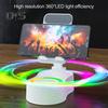 Подставка для телефона с возможностью вращения на 360 градусов, беспроводным динамиком Bluetooth и подсветкой RGB, регулируемым по высоте держателем для мобильного телефона