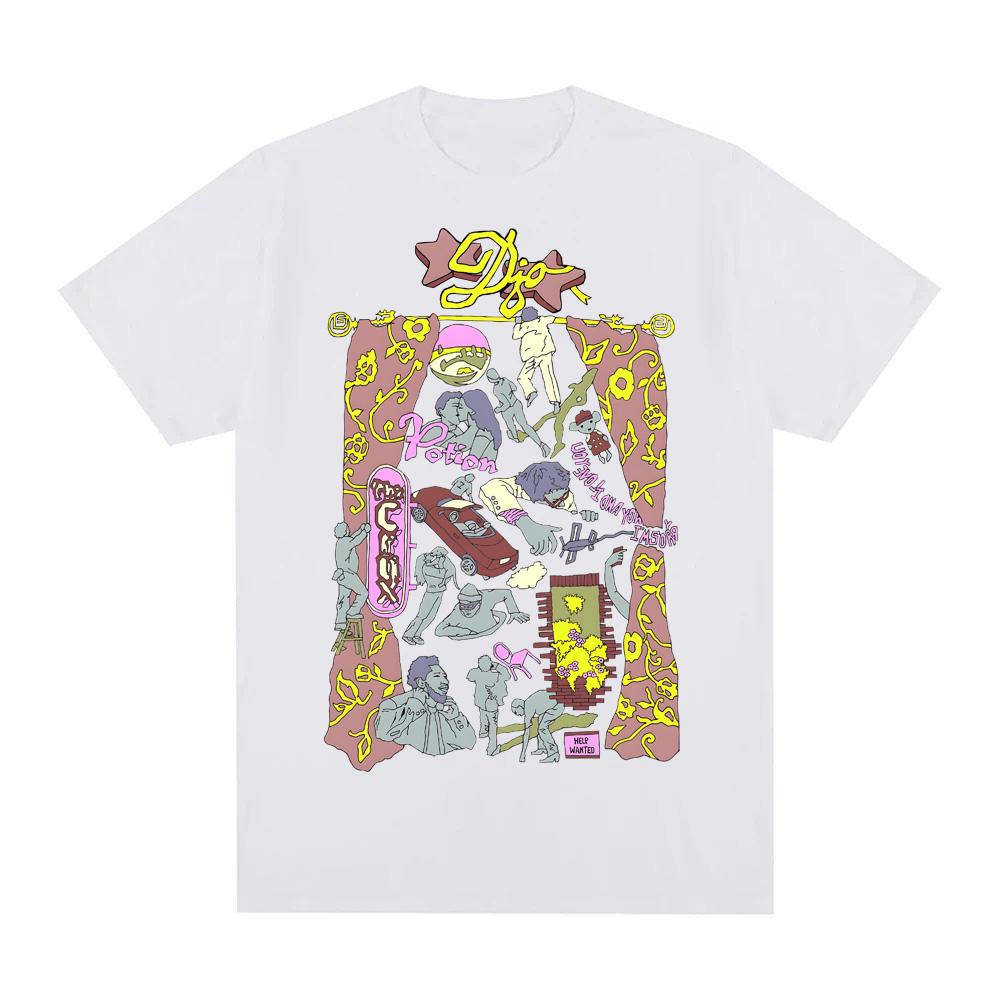 Joe Keery Flash T-Shirt Djo Same As Official websiteSeconds Tee-shirt Summer Hip Hop Short Sleeve HarajukuTshirt 100%Cotton Tees