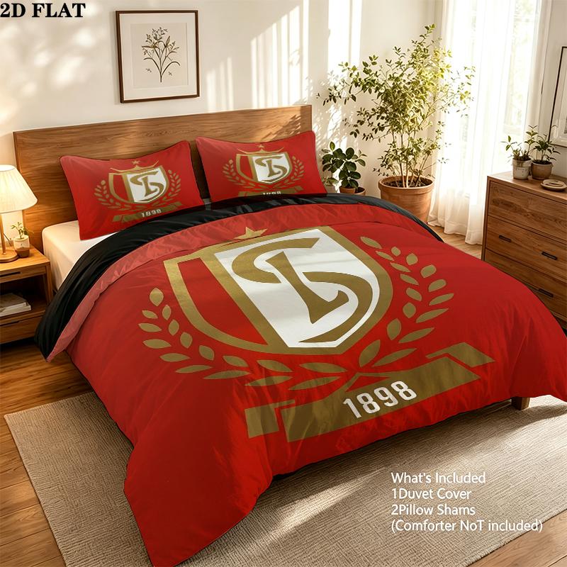 Standard De Lige Pattern Bedding uilt Set uilt Cover Pillowcase Home Decoration Birthday Gift (1 * duvet cover + 2 * pillowcase without core)