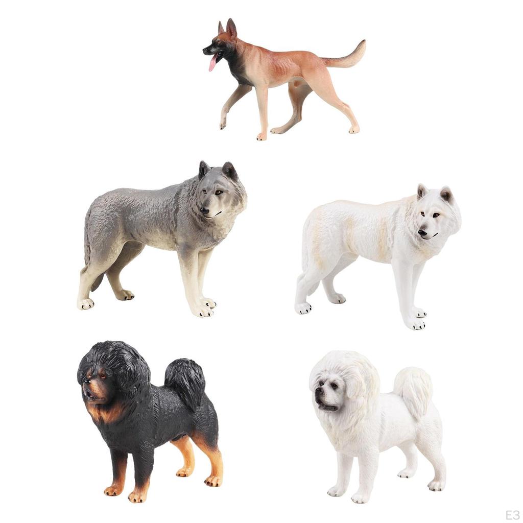 Фигурки животных для развивающей игры и украшения торта