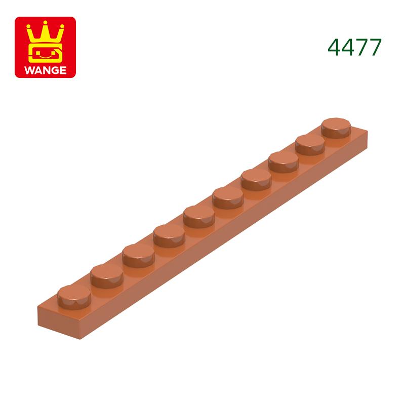 Нетоксичный 61 шт./лот 4477 1x10 Тонкий строительный блок Аксессуары Moc Совместимый с Кирпичами Детские игрушки Подарочная коробка