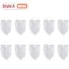 Santa Claus White Beard Mustache Christmas Costume Prop Fake Beard for Adults Kids Party Dress Up Accessory Cosplay Decoration