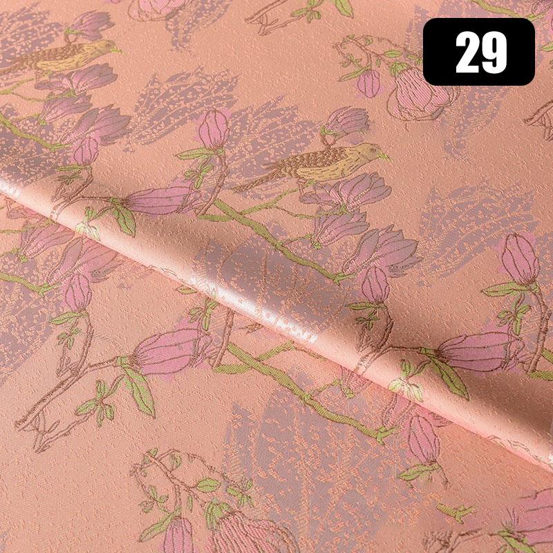 Роскошная высококачественная жаккардовая парчовая шелковая ткань для самостоятельного шитья чонсам ханьфу платье обивка одежды винтажная дизайнерская ткань