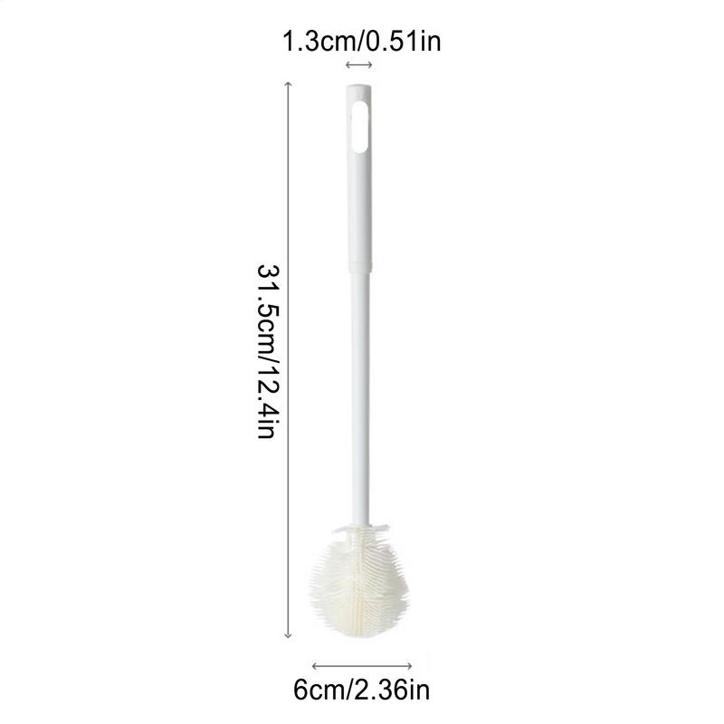 Milk Bottle Brush Cup Scrubber Glass Cleaner Long Handle Drink Bottle Clean Brush Kitchen Cleaning Tool