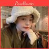 Lamb Thickened Stylish Wool Winter Bucket Hat For Women Cozy And Warm Ear Protection