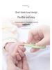 Newborn Baby Nail Clipper Set: Anti-Pinch Clippers, Children's Nail File & Ear Spoon