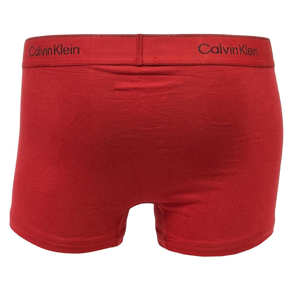 Calvin Klein Боксеры Летние Размер L Трусы, Низкая Посадка, Нижнее Белье, Мужские, 3 шт., Хлопок, Черный/Красный, [Б/У]