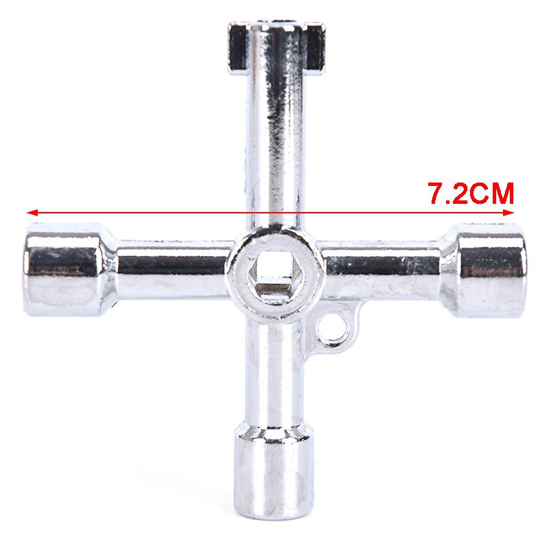 Cross Key Triangle Wrench For Electrical Elevator Cabinet Triangle Square Tool