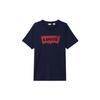 Levis Letter Logo Printed Round Neck Short Sleeve T-Shirt Men Tops Navy-Blue A9224-0002