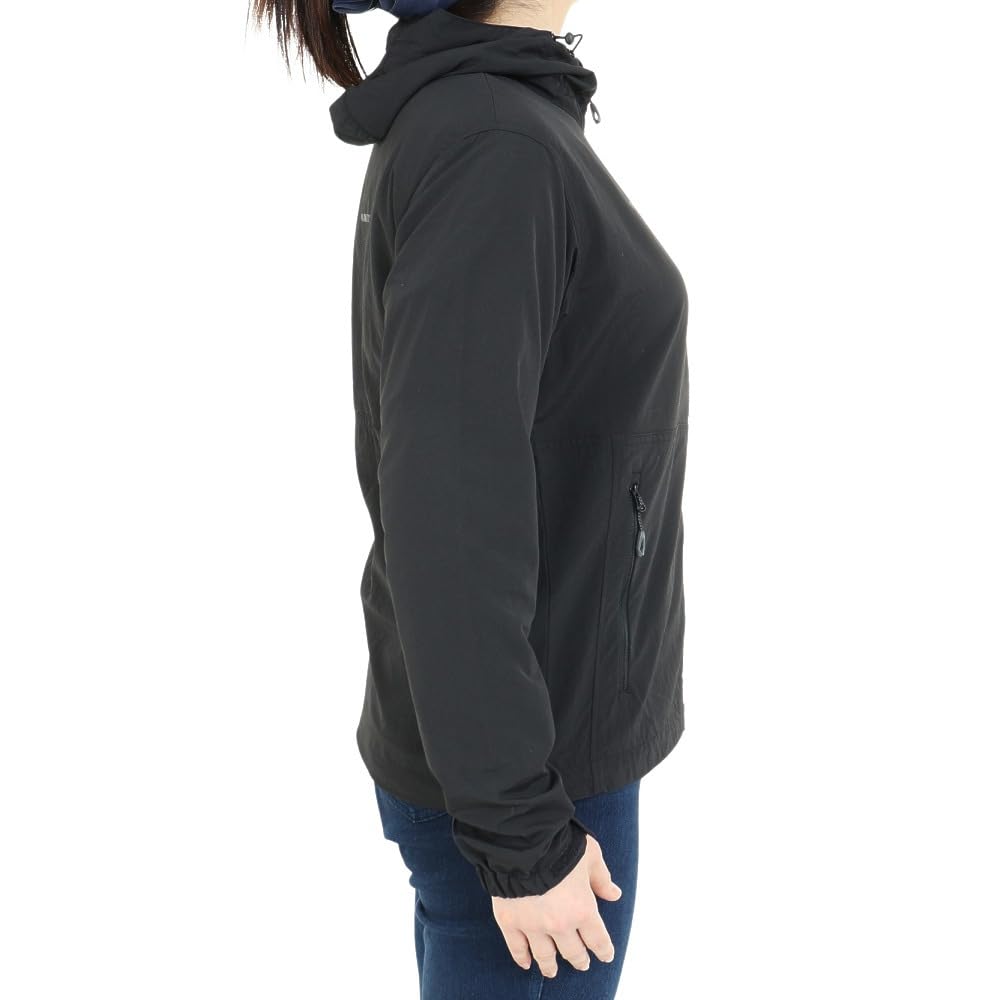 Mammut Hiking WB Hooded Jacket AF Asian Hiking Windbreaker Hooded Jacket Women's 1012-00401 Black, Fit,