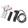 350W Electric Bike Brushed Speed Controller Set with Reverse Function Three Speed Throttle Grip for Upgrade 24V 36V